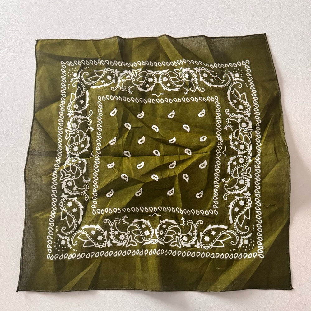Hunter Green Bandana x2
